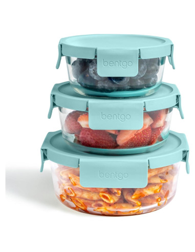 Conjunto de Almacenamiento de Alimentos de Vidrio Bentgo 6 Piezas