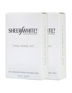 Tiras Blanqueadoras de Dientes Sheer White - Paquete Doble