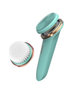 Cepillo Facial Eléctrico FOLÁ - Impermeable, 5 Velocidades, 2 Cabezas, Piel Sensible