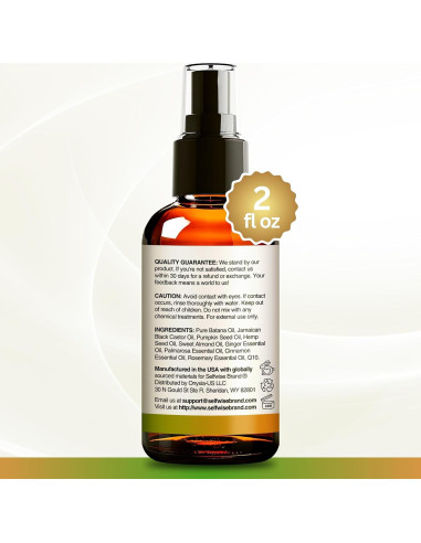 Aceite de Batana 100% Puro Dr. Sebi 59ml - Crecimiento Cabello