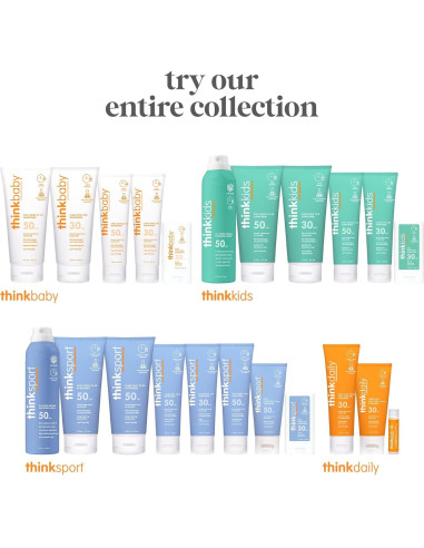 Protector Solar Mineral Thinksport SPF 50 59.15 ml Resistente al Agua