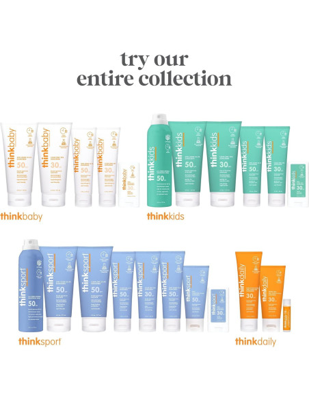 Protector Solar Mineral Thinksport SPF 50 59.15 ml Resistente al Agua