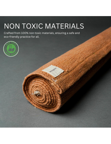 Alfombrilla de Yoga Natural ONE96NINE 61x183 cm Ecológica Antideslizante