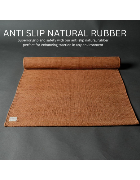 Alfombrilla de Yoga Natural ONE96NINE 61x183 cm Ecológica Antideslizante