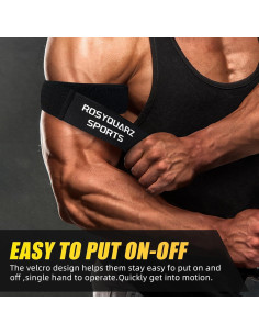 Bandas BFR Ajustables ROSYQUARZ para Glúteos y Brazos 76.2 cm 2