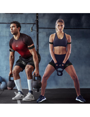 Bandas BFR Ajustables ROSYQUARZ para Glúteos y Brazos 76.2 cm