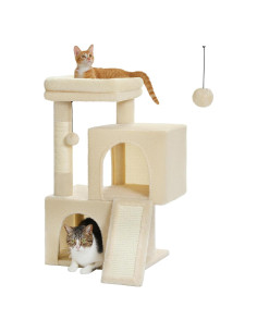 Árbol para Gatos PAWZ Road 76 cm con Duales Condominios Beige