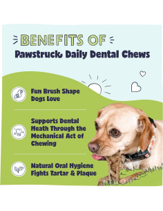 Golosinas Dentales Naturales Pawstruck para Perros Pequeños - 15 Unidades 2