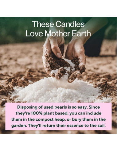 Kit de Velas de Arena Perladas LILY LADUE 0.45kg con Tazón de Cobre