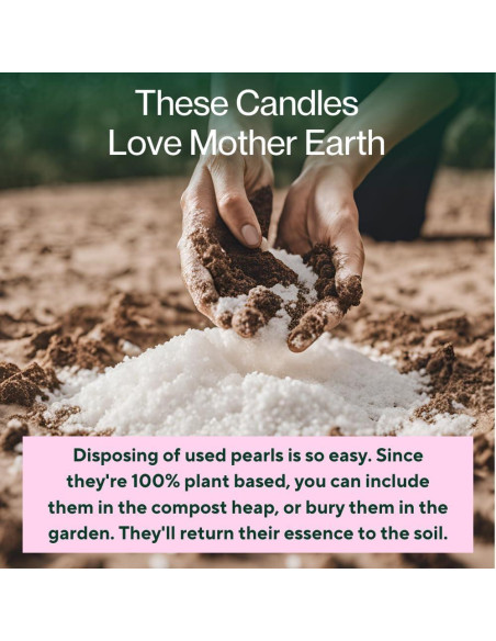 Kit de Velas de Arena Perladas LILY LADUE 0.45kg con Tazón de Cobre