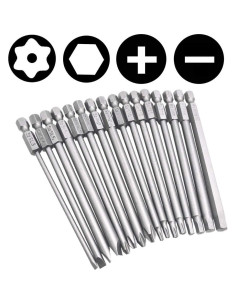 Juego de Puntas Magnéticas Yakamoz 16 Pcs 100mm Hexagonal 2