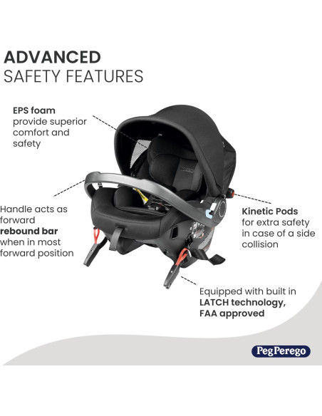 Peg Perego City Loop Cochecito Modular y Asiento de Auto