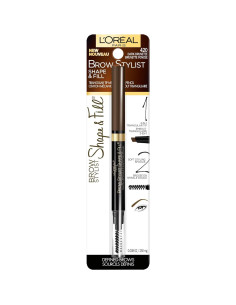 L'Oreal Paris Brow Stylist Lápiz de Cejas Mecánico Castaño Oscuro 9.92 g 2