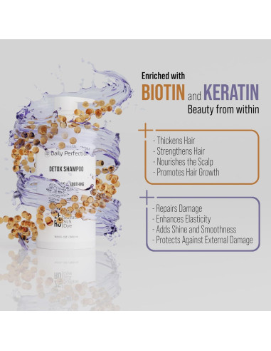 Champú Detox Daily Perfection 500 ml - Limpieza Profunda y Suavizante