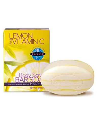 Jabón Exfoliante Clear Essence Lemon Plus Vitamina C 141.75 g - Cara y Cuerpo