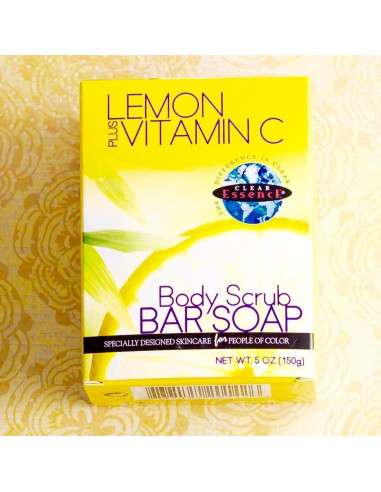 Jabón Exfoliante Clear Essence Lemon Plus Vitamina C 141.75 g - Cara y Cuerpo