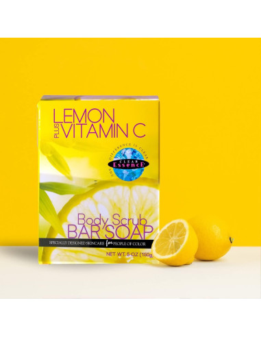 Jabón Exfoliante Clear Essence Lemon Plus Vitamina C 141.75 g - Cara y Cuerpo
