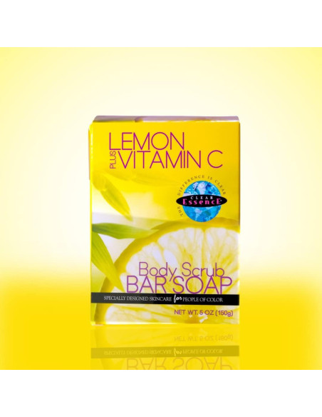 Jabón Exfoliante Clear Essence Lemon Plus Vitamina C 141.75 g - Cara y Cuerpo