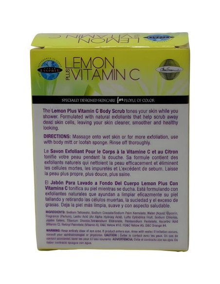 Jabón Exfoliante Clear Essence Lemon Plus Vitamina C 141.75 g - Cara y Cuerpo