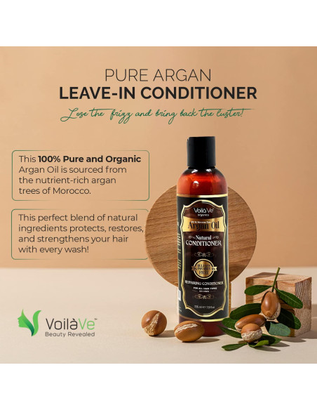 Acondicionador Sin Enjuague VoilaVe Aceite de Argán 226.8 g