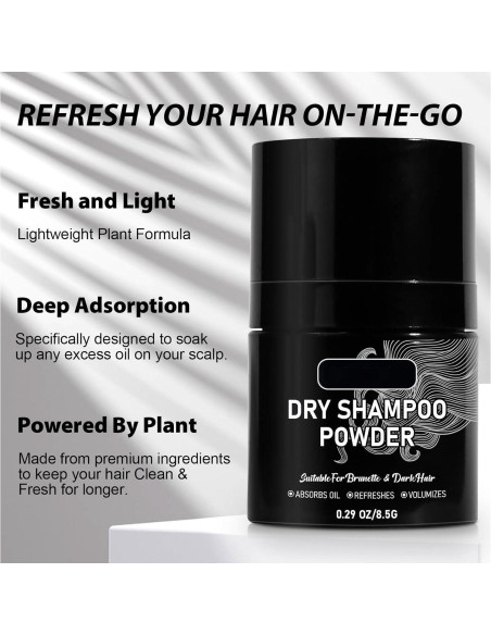 Polvo de Champú Seco ARCHIDATE 51g - Volumen y Frescura Polvo de Champú Seco ARCHIDATE 51g - Volumen y Frescura