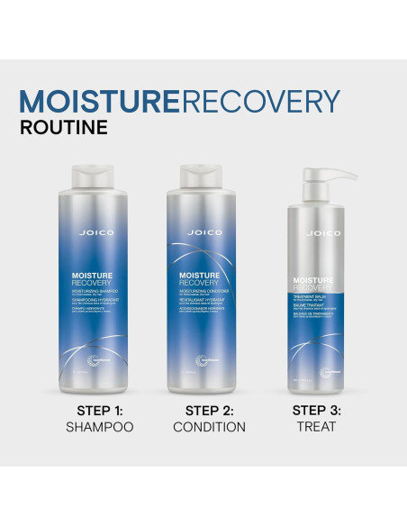 Champú Hidratante Joico Moisture Recovery 1000 ml - Cabello Grueso y Seco