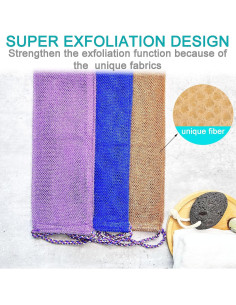 Exfoliante de Espalda Mr.Cui'shop Doble Cara 76x14cm 2