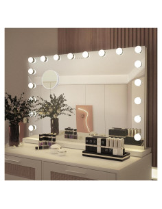 Espejo de Tocador YOURLITE 80cm con Luces LED y Aumento 10x