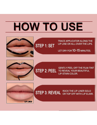 3 Piezas Lápiz Labial Mate Skynest - Tinte Labial Impermeable