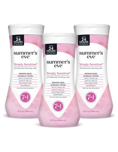 Jabón Corporal Femenino Summer's Eve Suave y Sensible 3x443ml