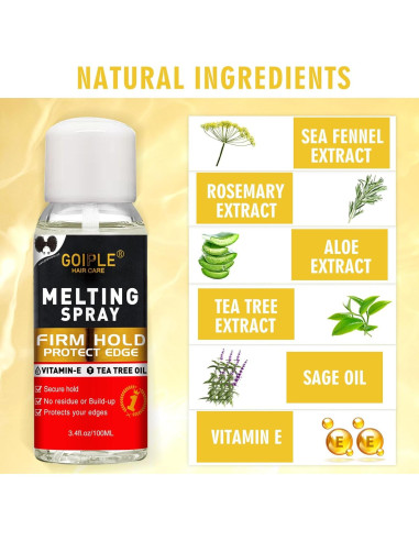 Kit de Pegamento y Spray Derretidor para Pelucas GOIPLE CARE