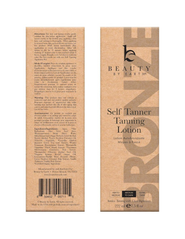 Autobronceador Beauty by Earth - Kit Todo en Uno con Mitón