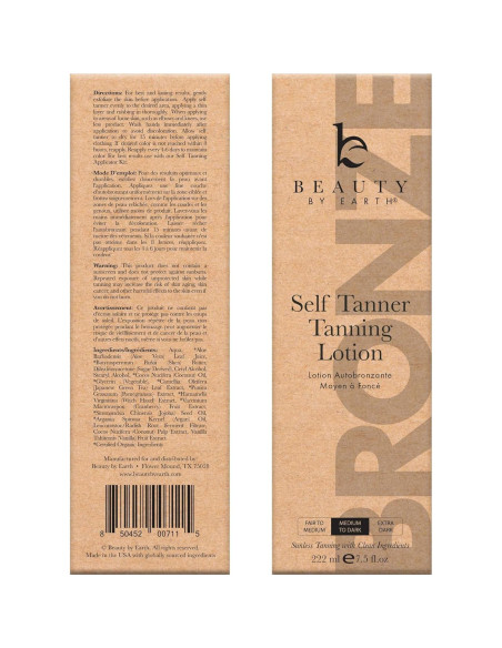 Autobronceador Beauty by Earth - Kit Todo en Uno con Mitón