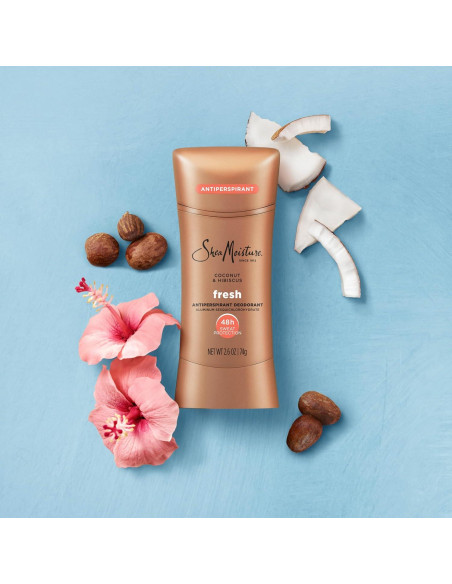 Antitranspirante Desodorante SheaMoisture Coco & Hibisco 73.71g Antitranspirante Desodorante SheaMoisture Coco & Hibisco 73.71g