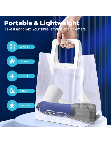 Irrigador Dental Portátil H2ofloss HF-6 5 Modos 300ml IPX7