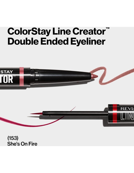 Delineador Doble Extremo Revlon ColorStay 153 Ella Está en Llamas