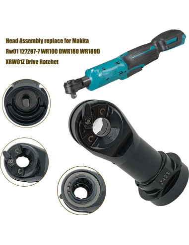 Cabeza Reemplazo Makita 127297-7 para Trinquete RW01Z