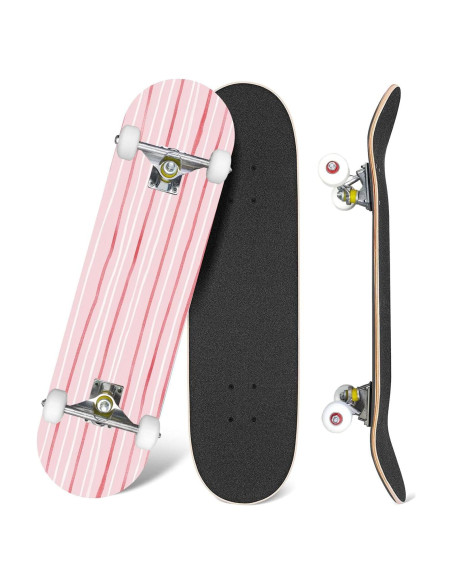 Patineta Completa UHMLTCRBOD 31" x 8" 7 Capas Arce Doble Kick