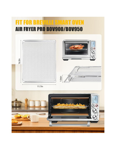 Cestas de Malla para Freír al Aire MMH 3PCs Acero Inoxidable