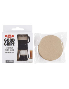 Filtros de papel OXO Good Grips para cafetera de frío, 50 unidades