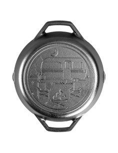 Sartén de Hierro Fundido Lodge Wanderlust Doble Mango 26 cm