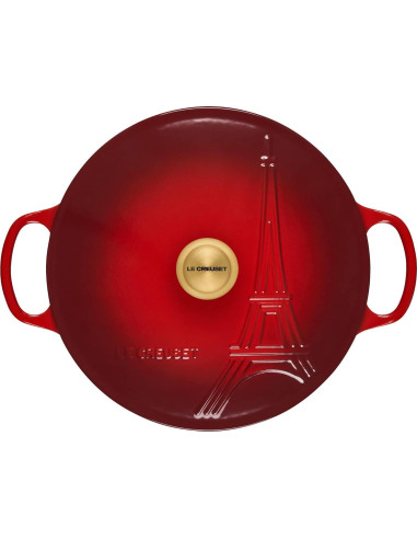 Braiser de Hierro Fundido Enameled Le Creuset 3.3 L Cerise