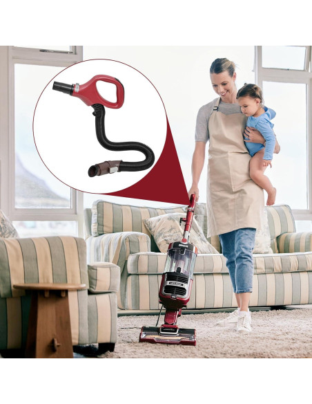 Mango de Manguera de Reemplazo Gygbvo ZU560 Rojo para Shark