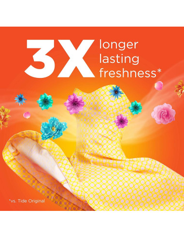 Tide PODS Detergente para Ropa 96 Unidades Pradera Primaveral