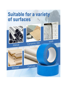 Cinta de Pintor Azul Lzerking 12 Rollos 4.78 cm x 50.29 m 2