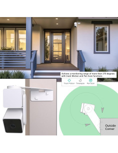 Soporte de esquina para cámara Wyze Cam Pan V3 - Aluminio 2