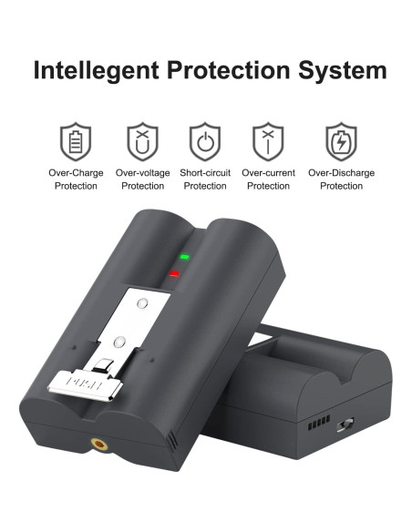 2 Baterías Recargables 6040mAh Labensanwa para Timbre Ring