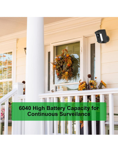 2 Baterías Recargables 6040mAh Labensanwa para Timbre Ring