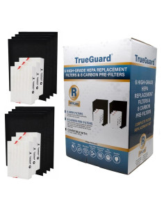 Filtros HEPA TRUEGUARD R para Purificadores de Aire - 6 Filtros + 8 Prefiltros