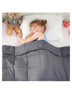 Manta con peso Yescool 2.27 kg 101.6x152.4 cm Gris Infantil